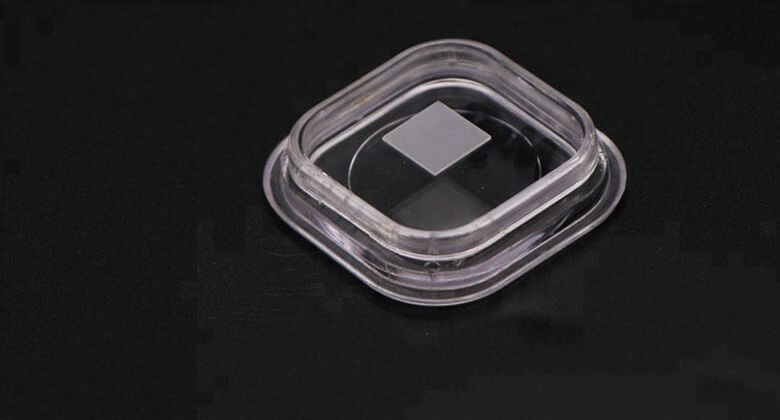 MgO-crystal-substrate MgO Substrat bi cristalin