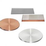 cathode-magnetron-sputtering-target Cible de pulverisation cathodique ronde et rectangles