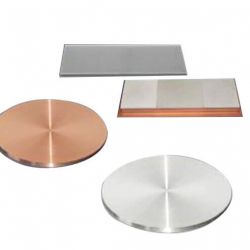 cathode-magnetron-sputtering-target Cible de pulverisation cathodique ronde et rectangles